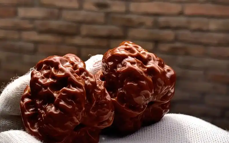 文玩核桃之蛤蟆头 包浆润色 生动形象