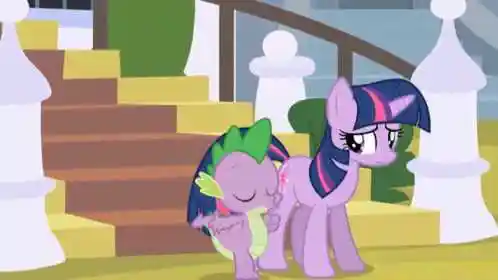 小马宝莉:紫悦受尽委屈,穗龙还在旁边书风凉话