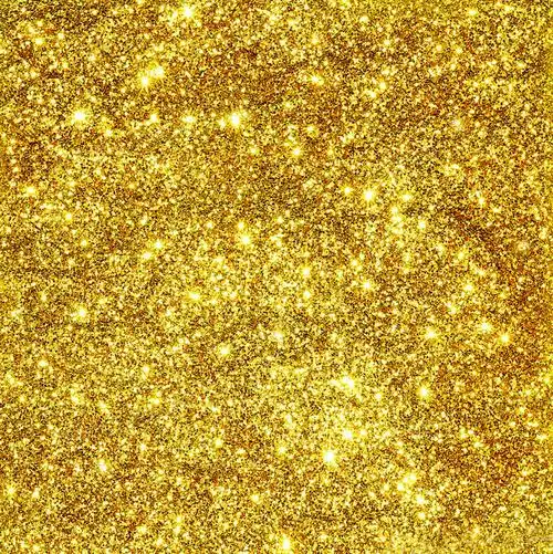 本作品全称为《金黄色扁平风闪闪发光的金箔创意元素》,在整个配色上