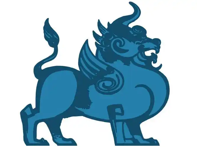 这位小朋友真棒,这个像独角兽一样的动物,就是獬豸,是远古时代代表