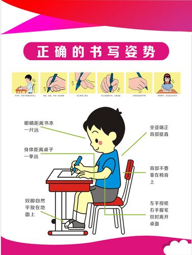 m768学校校园中小学生写字正确书写姿势坐姿1666写真