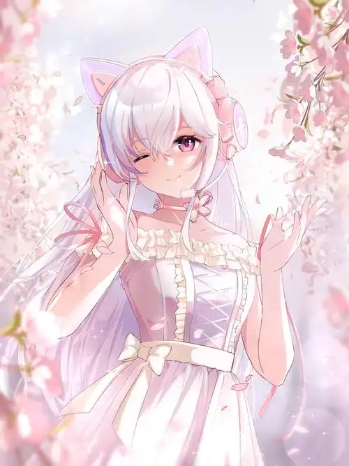 樱花少女女孩子原创