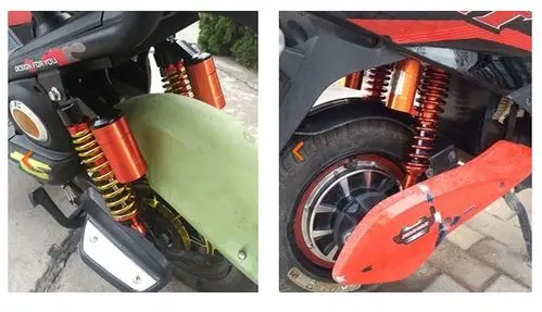 适用于电摩气囊减震电动车后减震器液压阻尼氮气加粗加强改装电瓶车