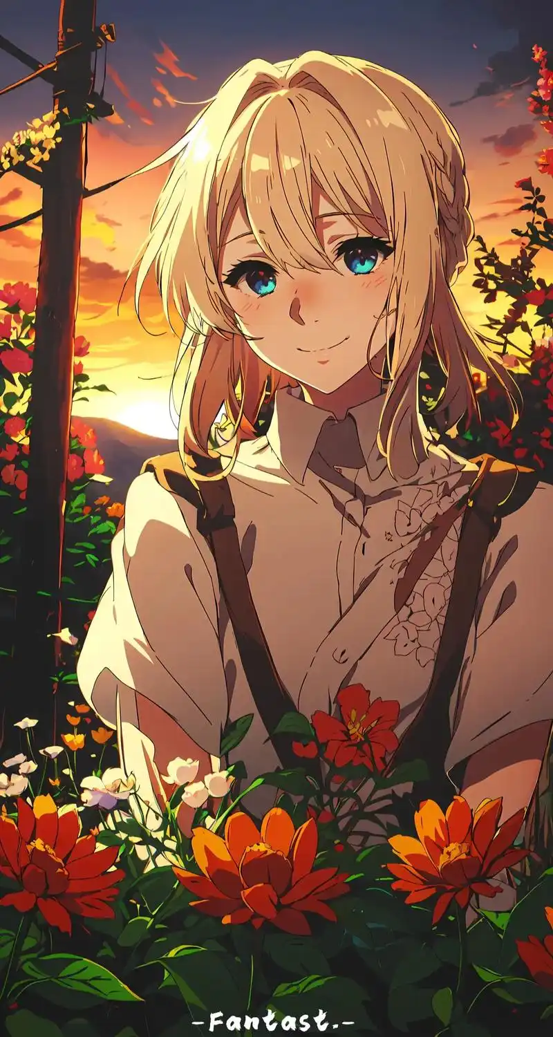 薇尔莉特.花无凋零之时,意无传达之日,爱情亘古不变,紫罗兰永 - 抖音