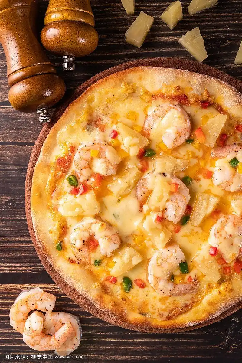 夏威夷鲜虾披萨
