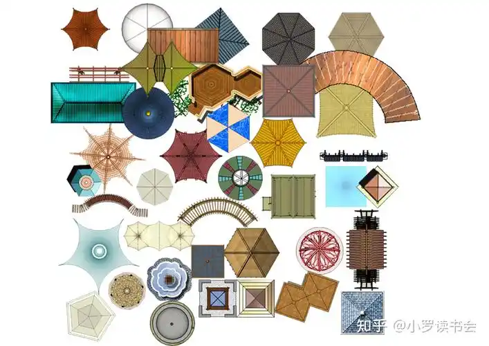 园林景观ps彩平素材分享