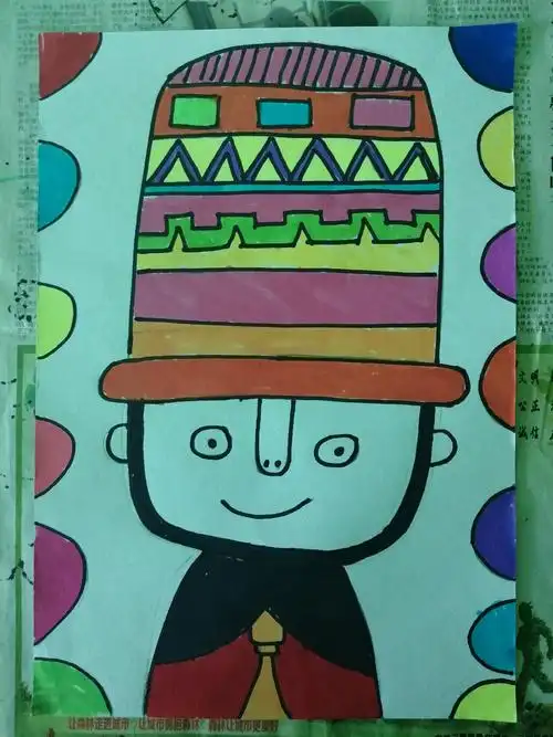 主题范画《积木国王》