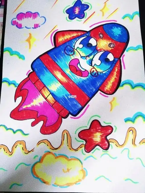火箭04儿童简笔画