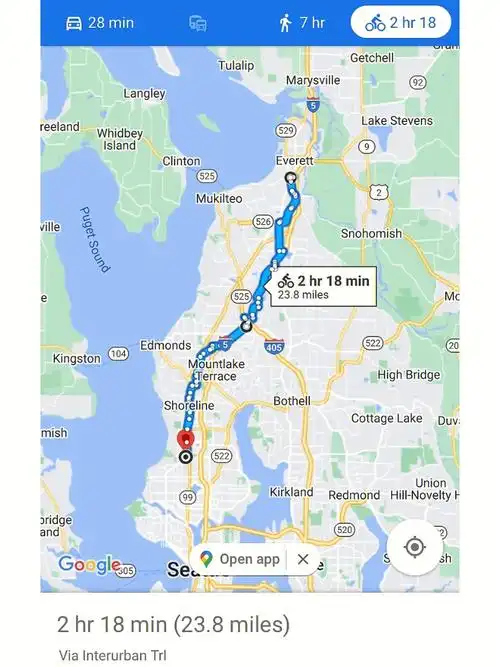 西雅图骑行线路3interurbantrail