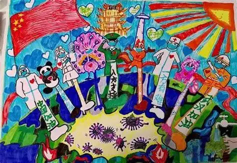 有关抗击疫情的儿童画有关抗击疫情的简笔画2022已更新今日资讯