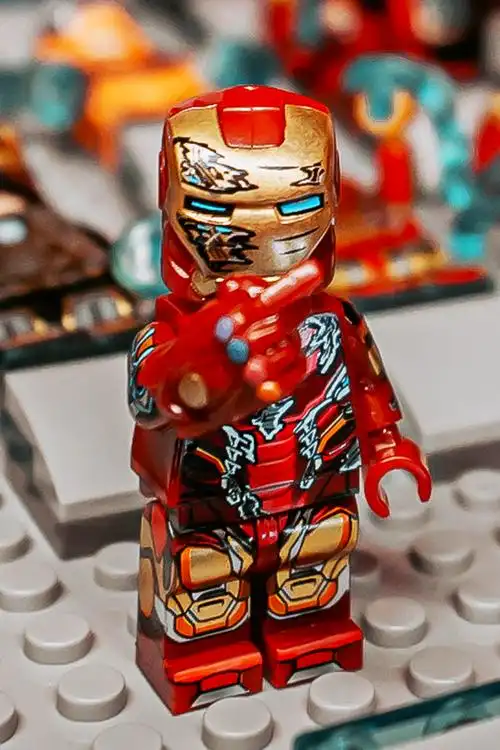 复仇者联盟钢铁侠无限宝石手套mk85乐高moc积木塑料积木