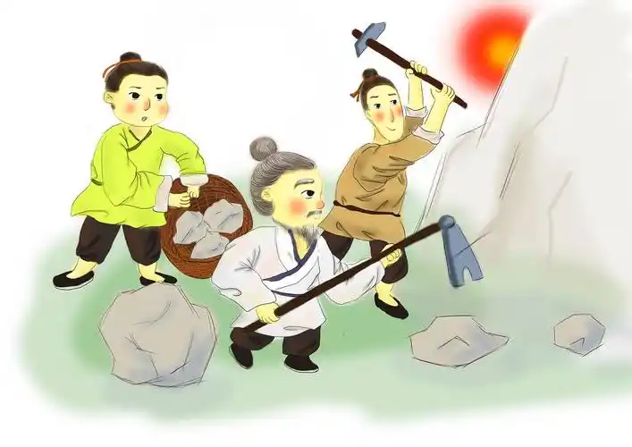 愚公简笔画愚公简笔画非常简单