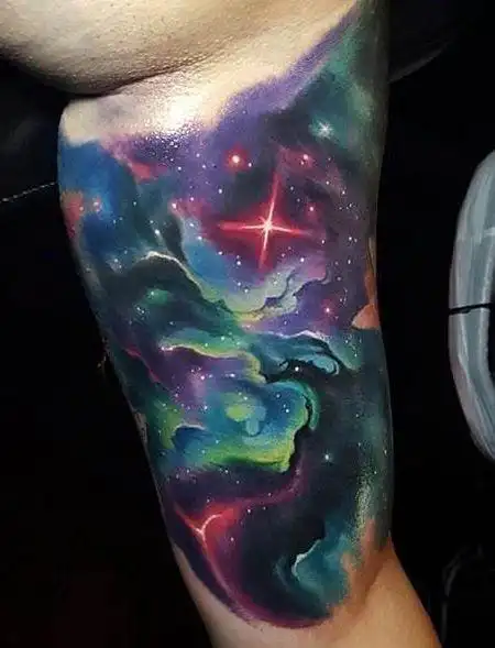 宇宙纹身_宇宙纹身图案_小宇宙纹身_星空纹身 - 纹身秀