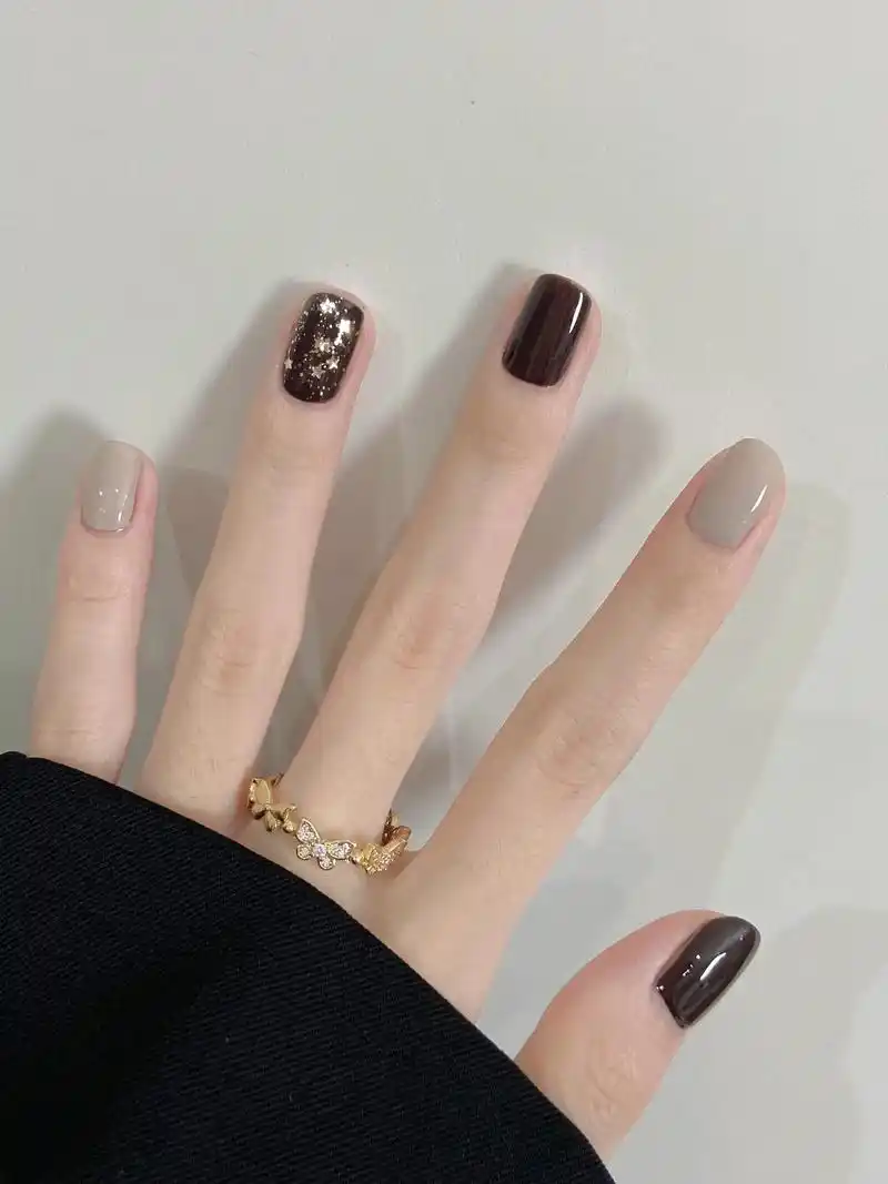 低调奢华款78气质深浅跳色.