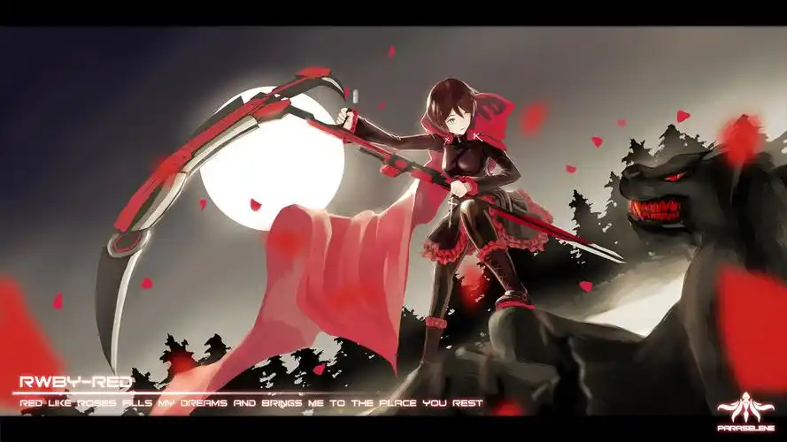 rwby动漫镰刀高清壁纸1600x900分辨率查看