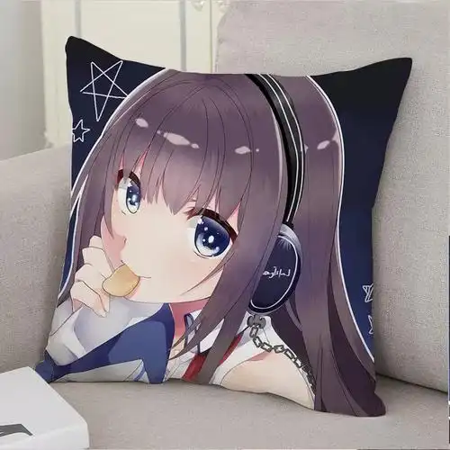 碧蓝航线独角兽绝对萌域动漫二次元抱枕靠枕靠垫方枕坐垫礼物