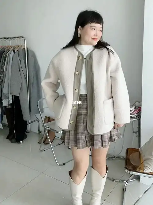 160斤大码女生这么穿年轻显瘦又活力