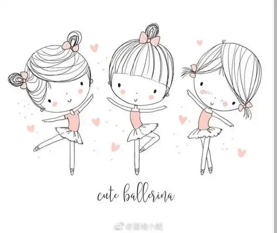 女孩人像模特图片100个简笔画头像教程#16~早上好呀～女人图片关键词