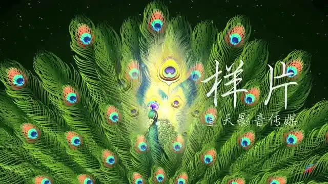 傣家小妹走过来傣族舞蹈演出led大屏高清背景视频素材