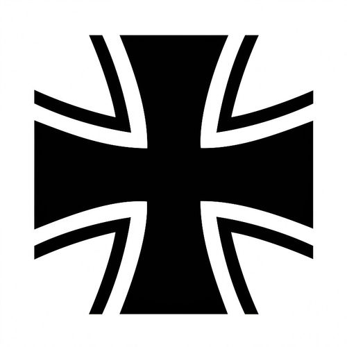 防水反光汽车贴纸二战军事战争车身贴2017德国军徽标铁十字标志