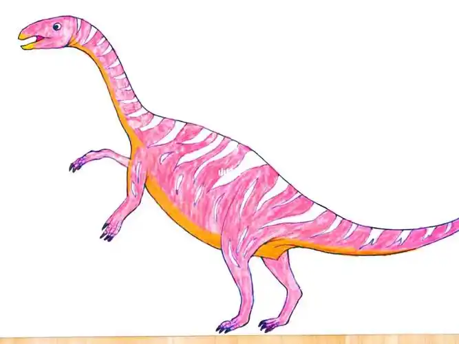 恐龙系列彩铅画怎样绘画侏罗纪世界板龙