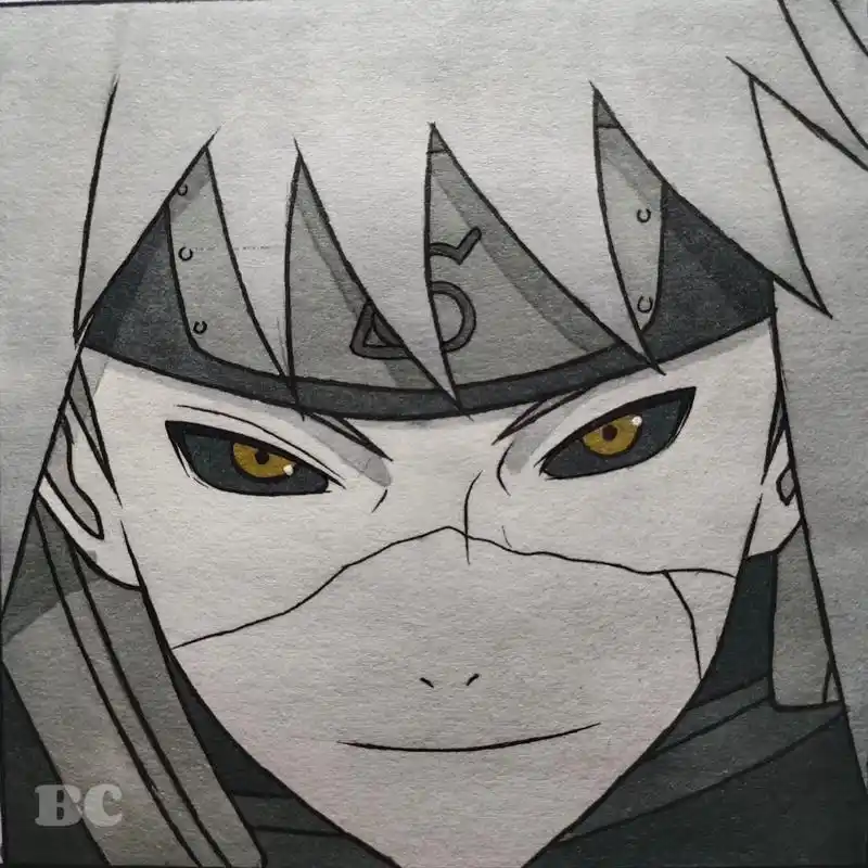 波风水门绘画过程.#波风水门 #手绘#临摹#绘画过程 - 抖音