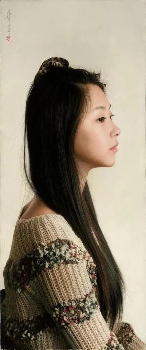 冷军的超写实自画像不是他本人所画又是一牛人