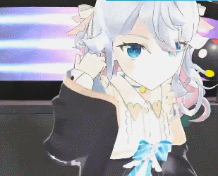 神楽七奈艺术家姿态全身3d各种超级可爱的动作武术动作gif表情包