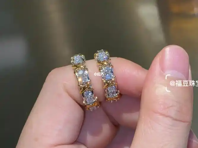 tiffanyschlumberger系列16石stone戒指