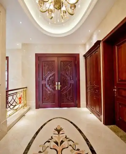 中式风格客厅门图片-新中式风格卧室门图片-门窗装修效果图-门窗网