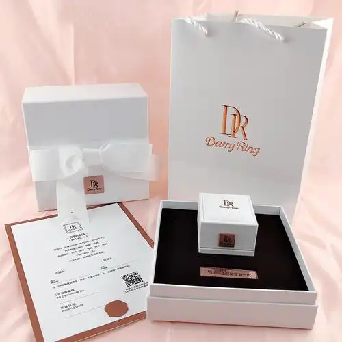 dr新款一生一戒求婚钻戒首饰包装盒戴瑞darryring首饰盒
