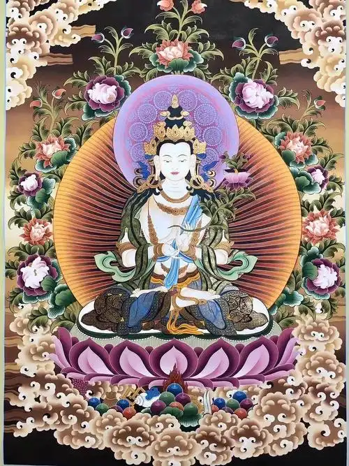 精美24k金单尊重彩73大势至菩萨