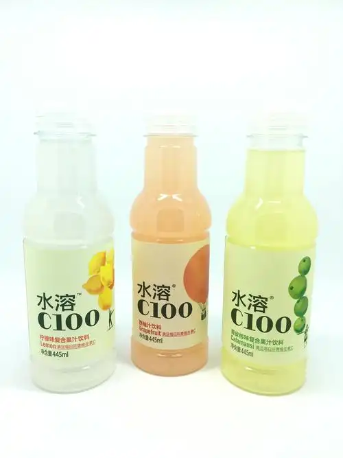 农夫山泉 水溶c100 青皮橘味 柠檬味 西柚味 445mlx15瓶 三味混搭