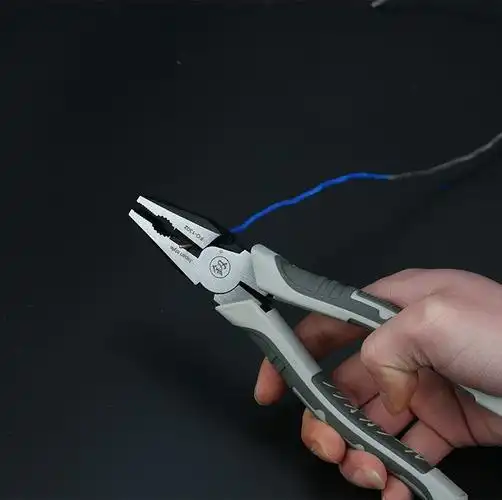 【京喜好货】日本福冈电工钢丝钳拉钢丝钳拉线钳子省力平口胶把钳五金