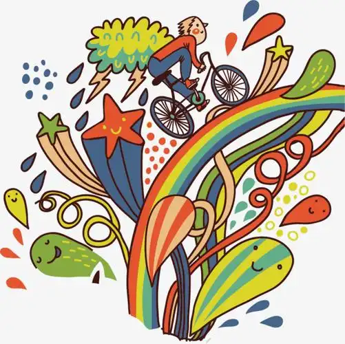 创意卡通矢量图