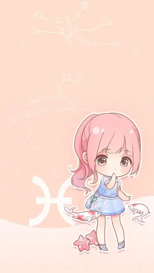 奇迹暖暖十二星座官方q版壁纸双鱼