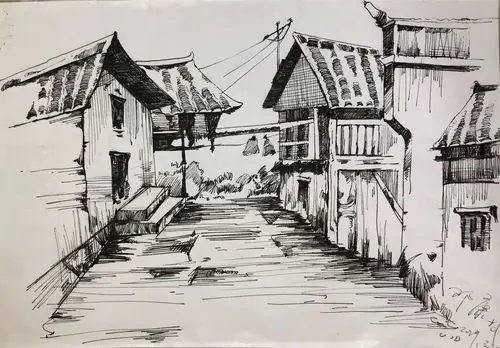 浓墨淡彩诗意程阳——湛江美术中学2017级三江程阳写生 - 美篇