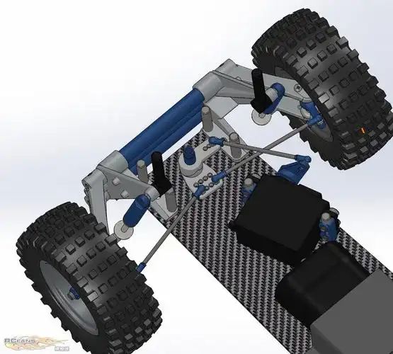 diy自制图纸 电动越野车    加血