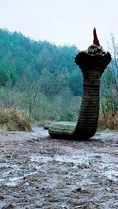 真正的鸡冠蛇图片 鸡冠蛇长什么样子图片