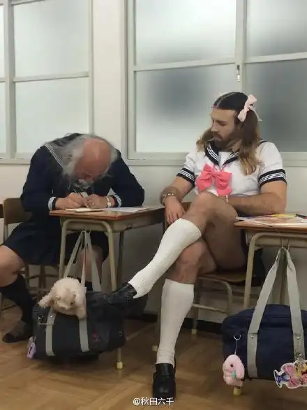 髭之美少女ladybeard&jk老爷爷小林秀章(图)