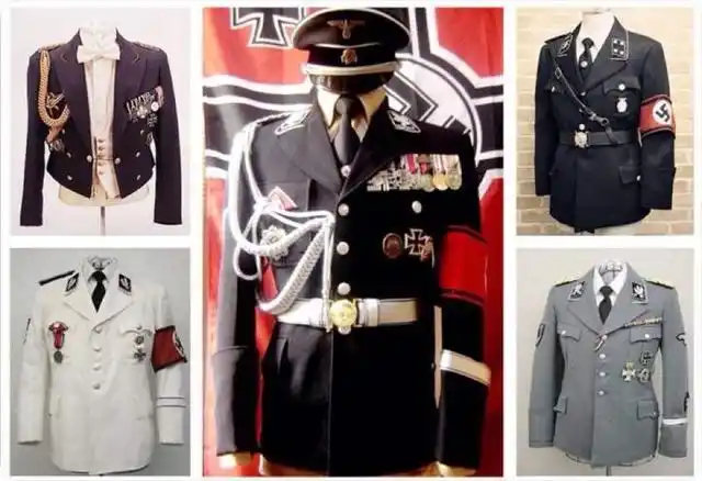 二战德军陆军军服医务兵m42钢盔臭名昭著的第三装甲师骷髅军团帽徽臭