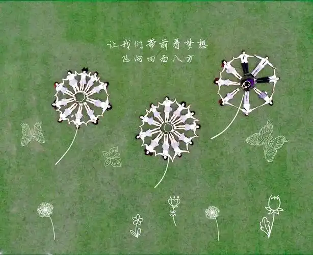 当下无人机盛行的花式航拍毕业季照片