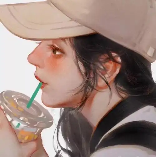 女生头像手绘卡通动漫人物