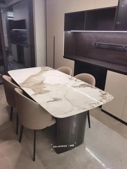 潘多拉岩板餐桌太了吧