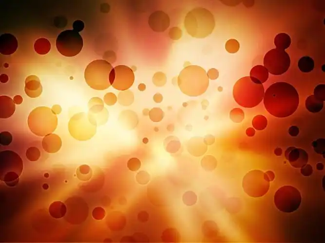 抽象温暖的橙色光 壁纸