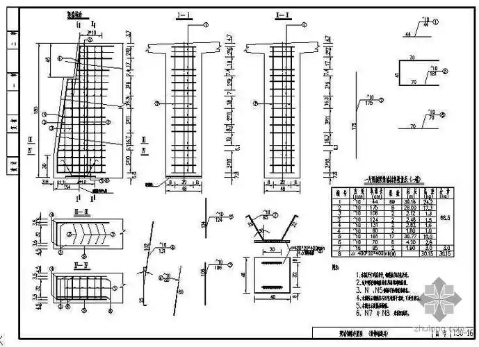 30米t梁设计图纸