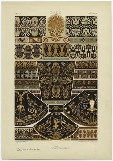 洛可可时期风格纹样.