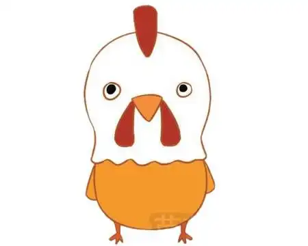 卡通小鸡简笔画画法步骤图片大全,图片,简笔画-学笔画