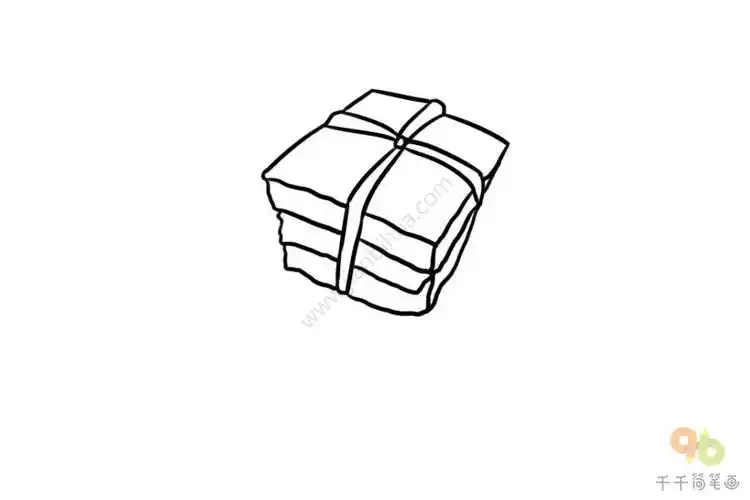 香喷喷的东坡肉简笔画