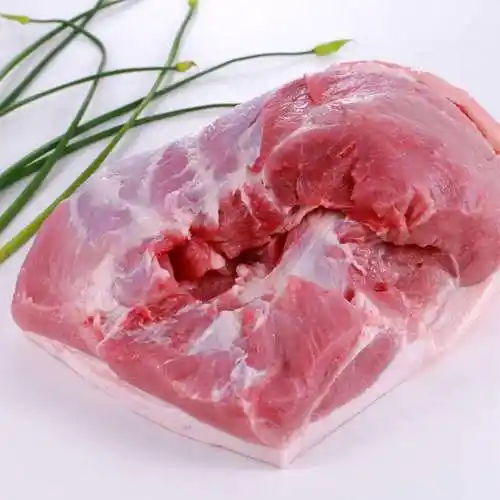 天天鲜带皮猪前腿称重400g新鲜食品肉质厚实生猪肉
